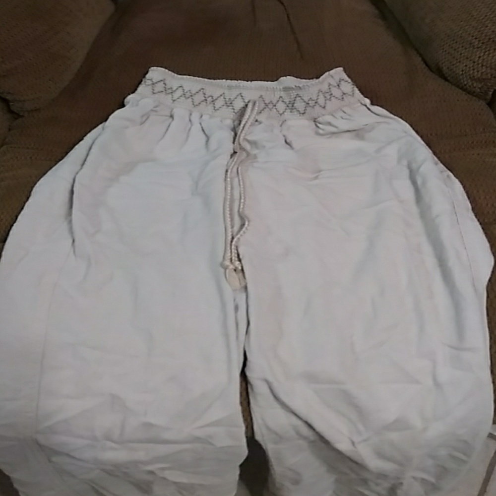 White long pants